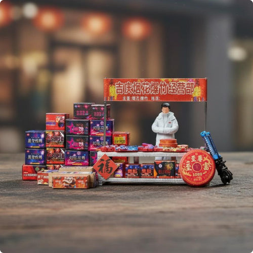 1:64 Miniature Market Stand Creative Photography Prop Dollhouse Decor