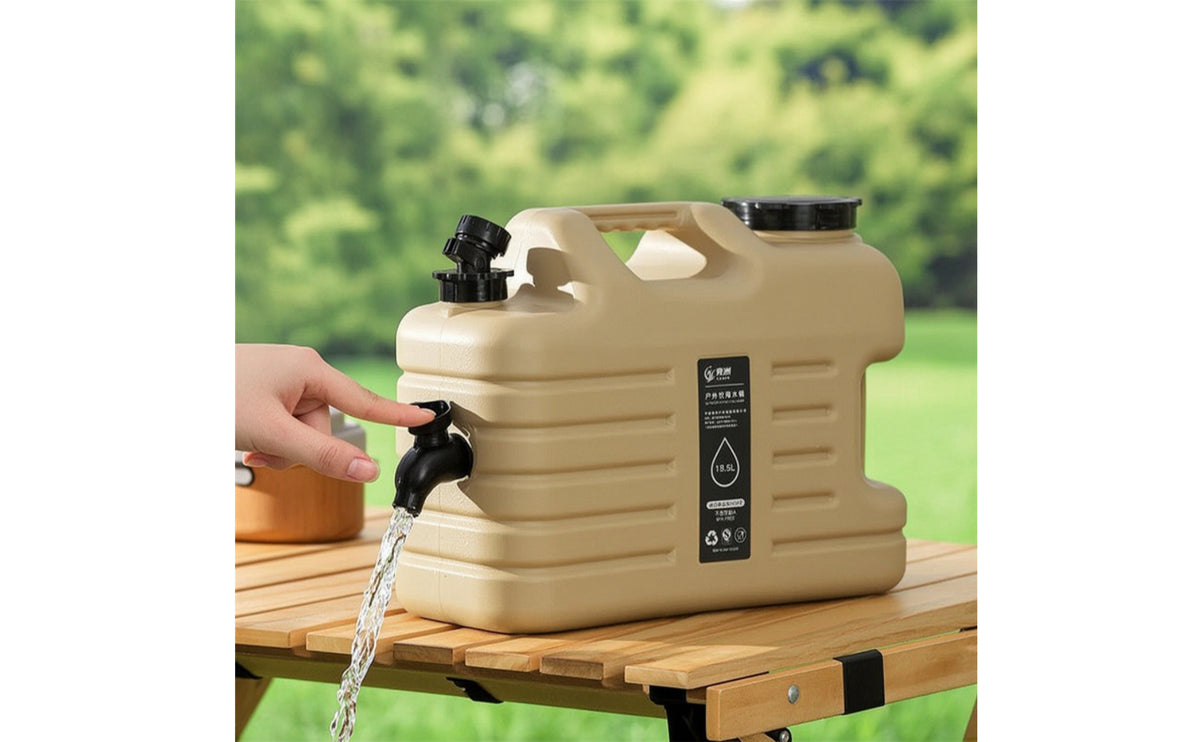 Water Container with Faucet Lightweight Water Container with Spigot Reusable for Hikers