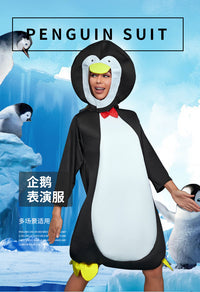 厂家批发圣诞节日动物扮演装卡通企鹅舞台表演cosplay服装扮服装