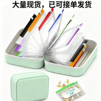 跨境爆款silicone storage bag便携旅行食品级硅胶收纳包厂家直销