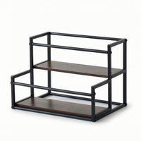 Countertop Seasoning Rack Industrial Countertop Organizer Compact for Kitchen