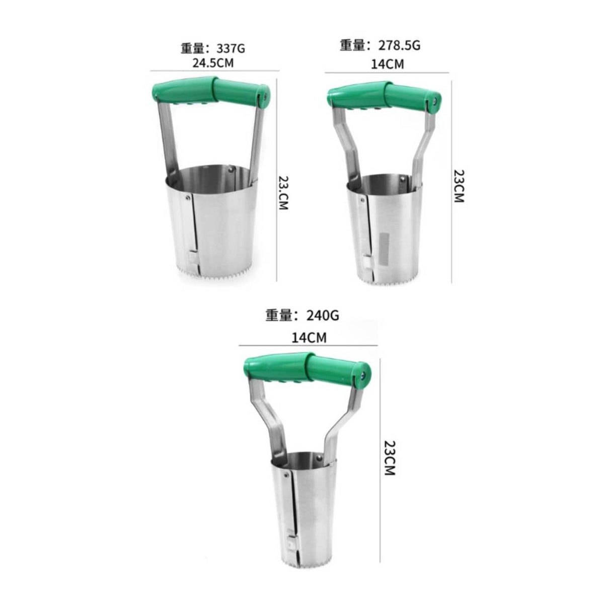 Seedling Transplanter Multi Purpose Grass Plugger Tool Rust Resistant for Garden