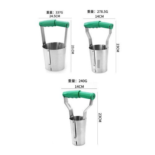 Seedling Transplanter Multi Purpose Grass Plugger Tool Rust Resistant for Garden