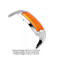 Fender Light with LED Bulbs Mirror Finish Motorcycle Fender Light Long-Lasting