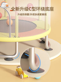 儿童蹦蹦床室内宝宝小孩跳跳床蹭蹭床家庭家用小型护网玩具弹跳床