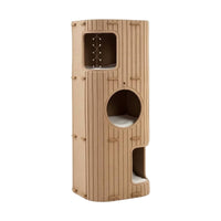 Vertical Felt Cat House Sturdy Cat Hideaway Long-Lasting Hideaway Cave Comfortable for Living Room