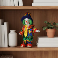 6 Inch Standing Clown Doll Colorful Costume House Decoration Collectible