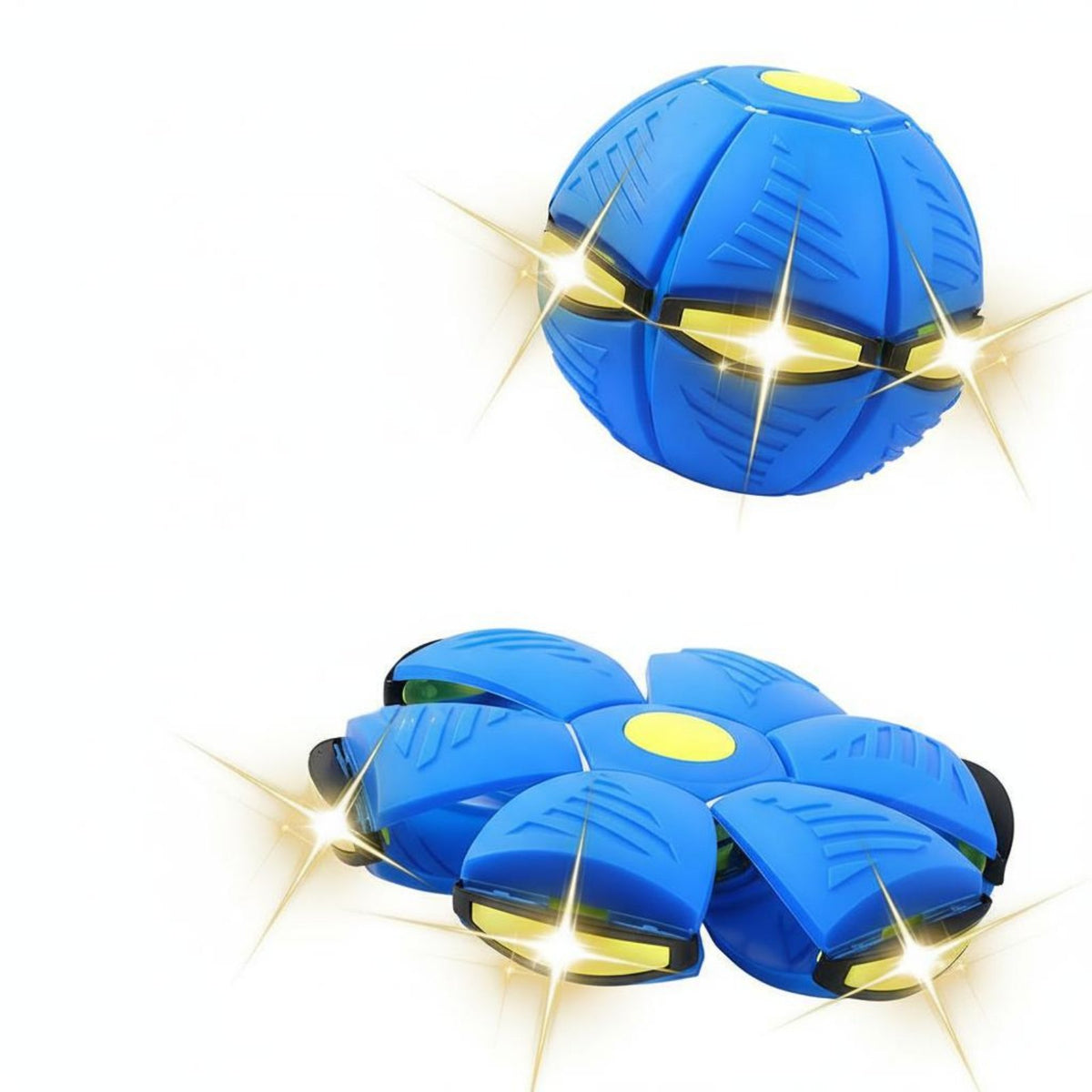 Transforming Deformable Rebound Ball Transformable Design Flying Saucer Ball Two-in-Single Form for Children, Family