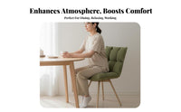 CumulusShaped Armchair rotating Design Dining Chair Modern design Padded Backrest for Homeowners, Women, Living Room