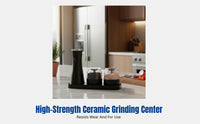 Electric Pepper Grinder, Rechargeable Seasoning Jar, Adjustable Ceramic Mill, Premium Kitchen, Multipurpose For Sea Salt, Sichuan Pepper, Cumin