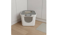 Cat Litter Box Odor Control Enclosed Cat Pet Waste Container Easy to Hygienic Pet Toilet for Cats
