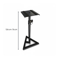 Metal Floor Speaker Stand Studio Use Monitor Stand Stable Base for Stage, DJs