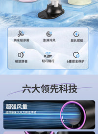 YF Portable Mist Spray Fan with USB Charging and Humidification