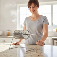 Hand Crank Coffee Roaster Portable Manual Coffee Bean Roaster Stainless Steel