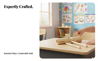 Bi-Tonal Wood Block Resonant Sound Contrasting Tones Tone Block Hardwood Wooden Musical Toy for Beginners, Kindergarten, Classroom, Music Class