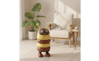 Trash Can Cartoon Wastebasket Playful for Bedroom