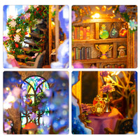 DIY Magic Garden Workshop Bookend 3D Puzzle Model