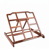 Foldable Lattice Bookrest Ergonomic Angle Adjustable Reading Easel for Students