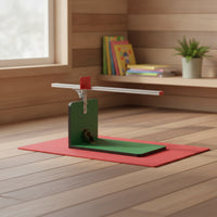 Sit and Reach Testing Device Foldable Flexibility Testing Device with Measuring Bar Precision Sit and Reach Box for Fitness Assessment