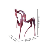 Horse Ornament Abstract Desktop Ornament Stylized for Living Room, Bookshelf