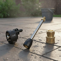 Sturdy Material 6-in-1 Pressure Washer Nozzle Lightweight 6-in-1 Spray Nozzle for Car Washing, Gardening