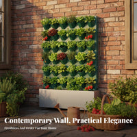 Mobile Self-Watering Plant Wall Large Water Reservoir for Homeowners, Home Cooks