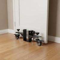 Door Panel Moving Cart Scratch Protection Adjustable Clamp Roller for Carpenters