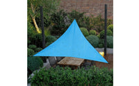 Foldable Triangle Sun Shade Sail Long-Lasting Triangular Garden Awning Tear-Resistant Garden Sun Sail High-Density Material for Swimming Pool, Backyard, Deck, Camping