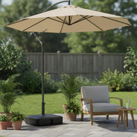 Fillable Umbrella Base Rectangular Plastic Umbrella Base Raised Socket