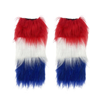 Halloween Carnival Three-Color Plush Leg Warmers and Skirt Set