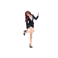 Miniature Human Figure Authentic Standing Model Figure Well Crafted Workmanship Painted Miniature Figures for Hobbyists, Dioramas