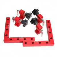 High Precision 90 Degree Positioning Square Easy to Use 90 Degree Clamping Square Sturdy Construction Right Angle Corner Clamp Heavy Duty for Woodworkers, Carpenters, DIY Enthusiasts