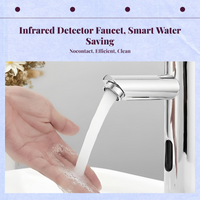 Motion sensor faucet, hot/cold, easy install
