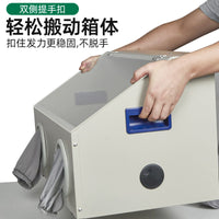 免安装一体防尘箱 金属雕刻吸尘防尘箱打磨箱透明圆珠台磨工作台