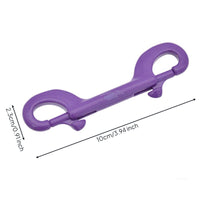 316 Stainless Steel Double Ended Bolt Snap Double Ended Bolt Snap Hook Quick Release for Technical Divers, Kayaking