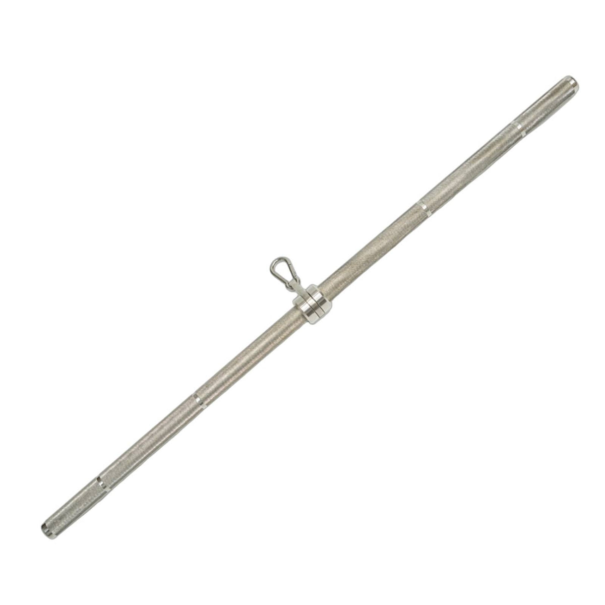 Lat Pulldown Bar Stainless Steel Cable Machine Bar with Clip Swiveling Pulley Handle with Swivel for Athletes