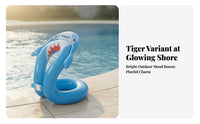 Swim Tube with Back Support | Double, pool lounger with Back Support, for Vacation