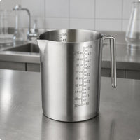 Stainless Steel Measuring Cup Thickened Pouring Measuring Cup Tapered Kitchen Utensil Tool