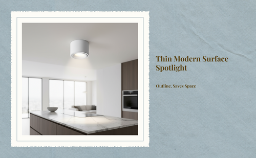 Adjustable anti-glare LED spotlight