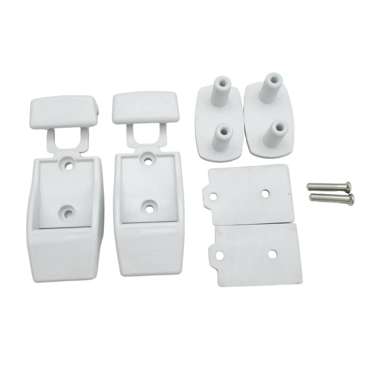 2 Pieces Molded Plastic Awning Repair Bracket Lightweight RV Awning Bracket Compatible Hardware Reliable for Campers