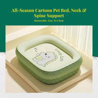 Dog Bed, cleanable Removable Cover, sturdy Abrasion-Resistant comfortable Pet Den for Small Breeds, Suitable for All Seasons