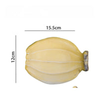 Banana Tableware Cream Ceramic Tableware Glazed