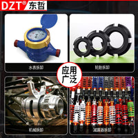 Multifunctional Water Meter Wrench Set with Hook and Crescent Heads for Removing Round Nuts and Covers