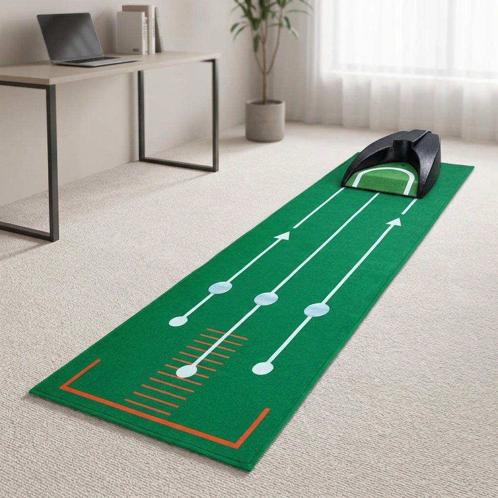 Putter Mat, Putter Practice, Golf Practice Mat, 300cm×50cm, Home Indoor Practice, Dark Teal