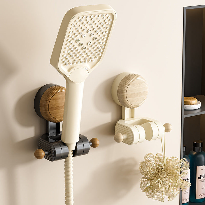 Vintage Style Shower Head Holder with Adjustable Suction Mount