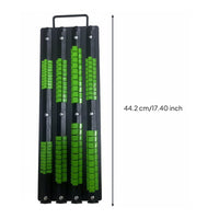80 Pieces 80-Clip Socket Rail Holder Sturdy Metal Socket Organizer Tray