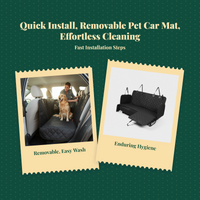 Dog Car Seat Cover, Waterproof, Non-Slip, Easy Clean, Luxury