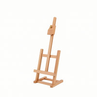 Portable Wooden Tabletop Easel Compact Adjustable Table Easel Fold-Flat Art Supply Sturdy for Artists, Students, Beginners, Painting, Sketching, Studio, Classroom