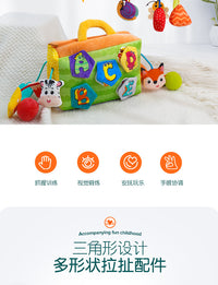 Sozzy Newborn Pull String Toy for Crib, Stroller, and Tummy Time