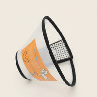 Pet Cone Dog Cone Cat Cone, Transparent Foldable Design with Snap Fasteners, Anti Bite and Lick for Post Surgery Pet Grooming Use